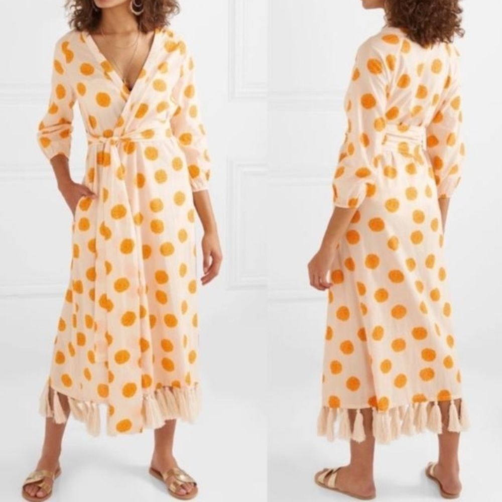 Rhode Lena Dress in Marigold Size M